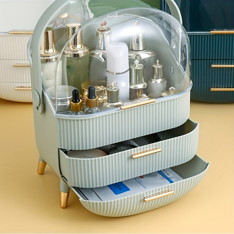Organize sua maquiagem com este elegante organizador de beleza