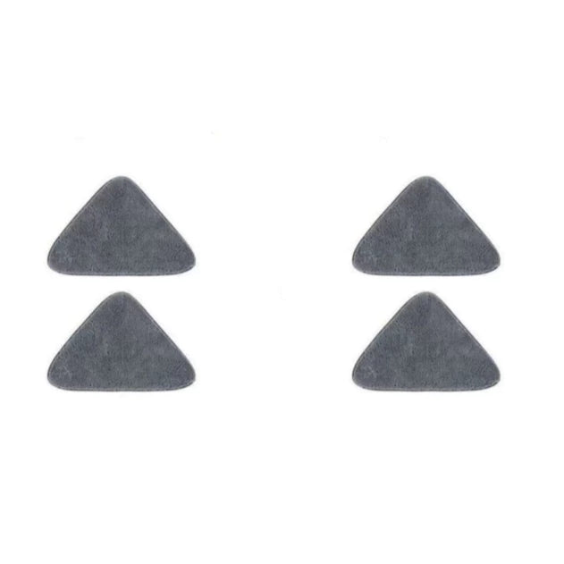 Esfregao Branco  com 4 pano Triangulo Mop De Limpeza AjustavelGiratoria 360°