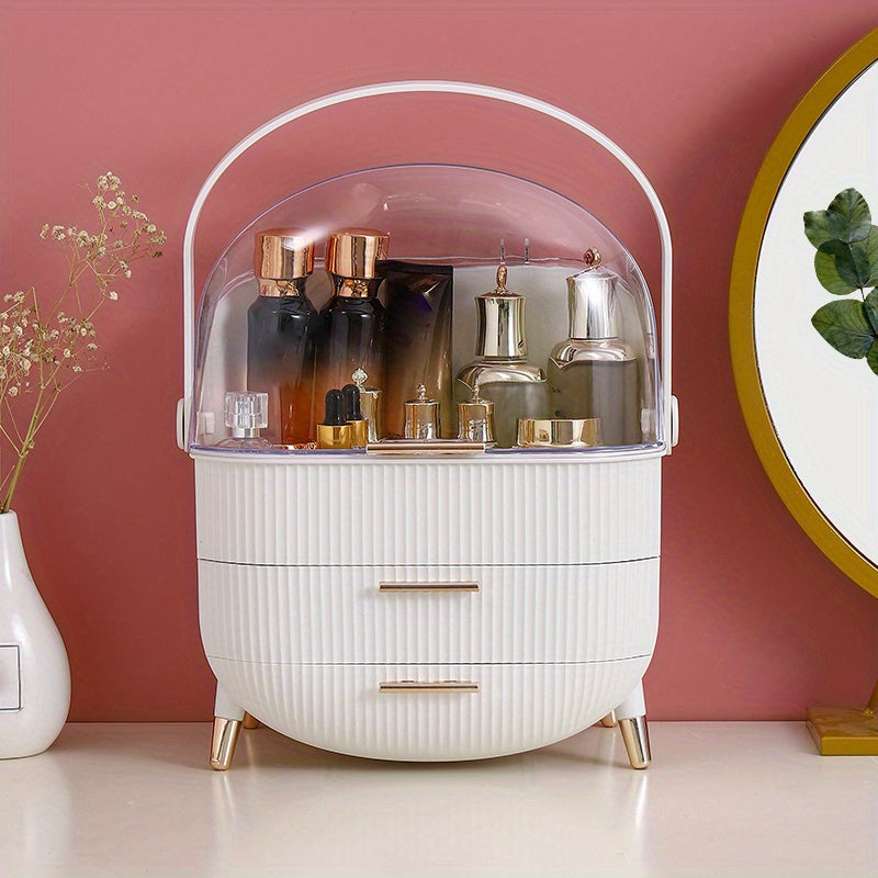 Organize sua maquiagem com este elegante organizador de beleza