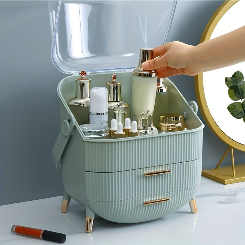 Organize sua maquiagem com este elegante organizador de beleza