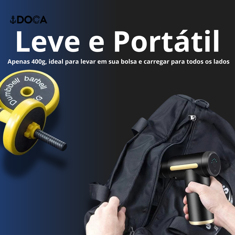 Massageador Elétrico Alta Frequência Profissional Muscular Massagem