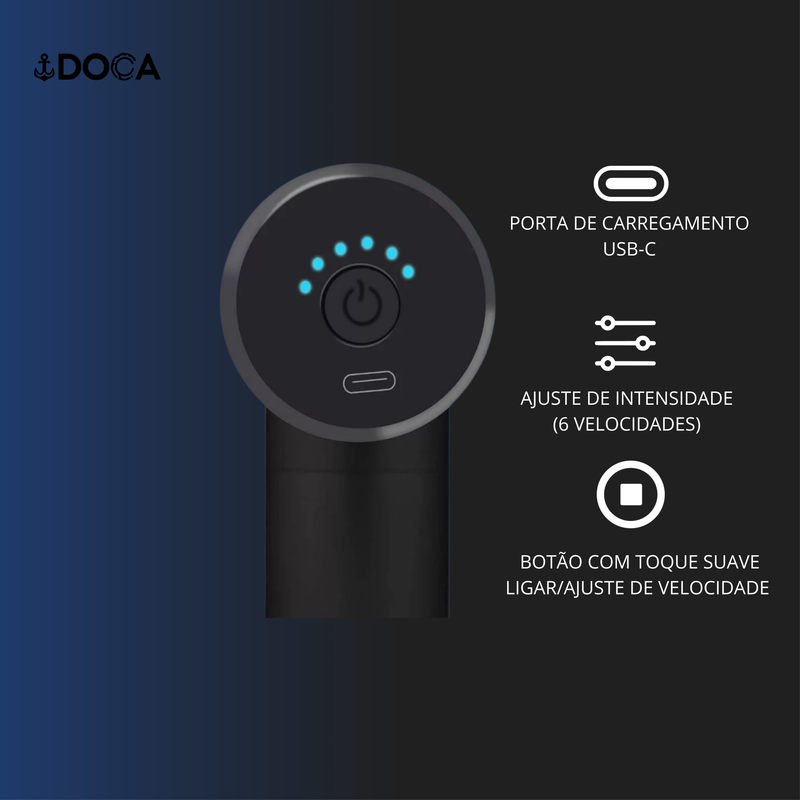 Massageador Elétrico Alta Frequência Profissional Muscular Massagem