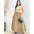 Saia Longa Feminina Alfaiataria