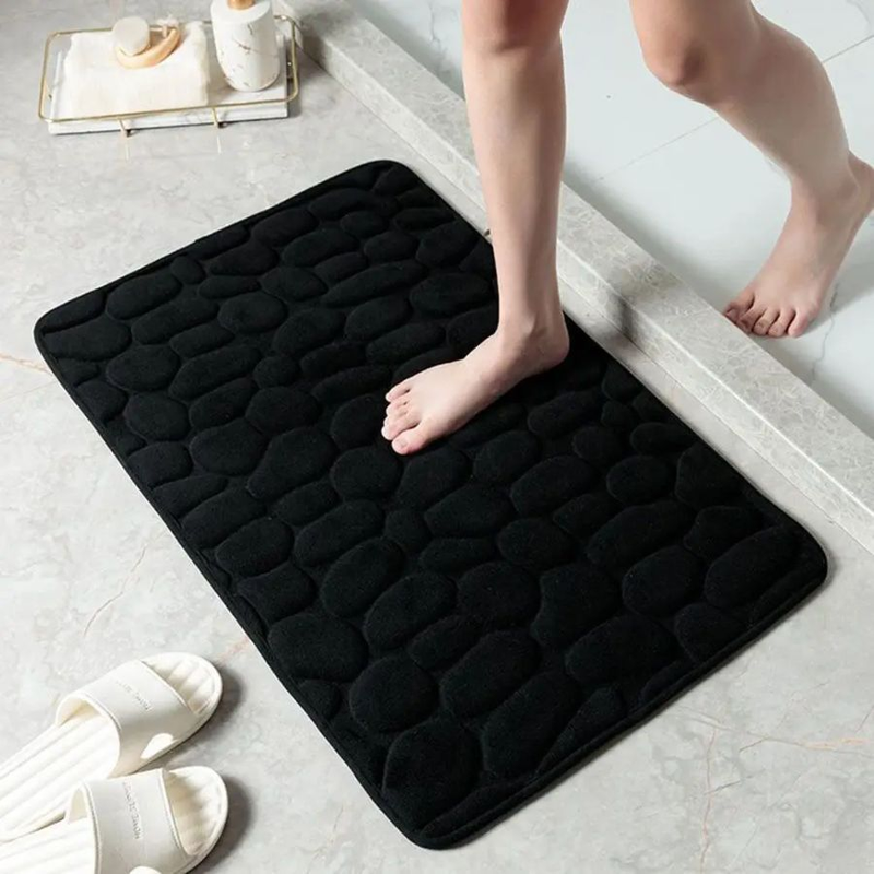 Tapete De Banheiro Soft Macio Secagem Rápida 60x40cm