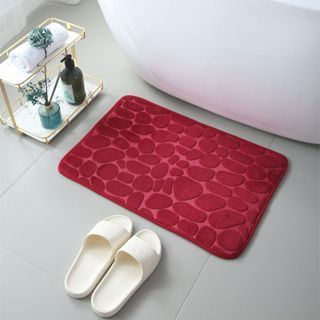 Tapete De Banheiro Soft Macio Secagem Rápida 60x40cm