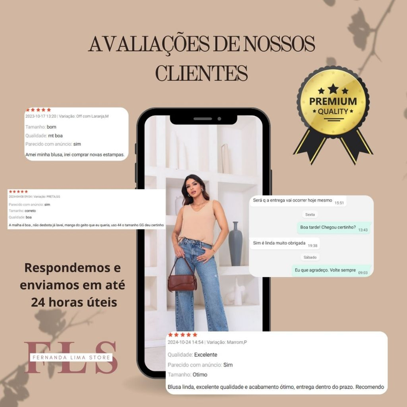 Kit 2 T-shirt Feminina Camiseta Gola Alta Simples 100% Algodão Premium T-shirt Marrom Choco Mousse Gola Ribana