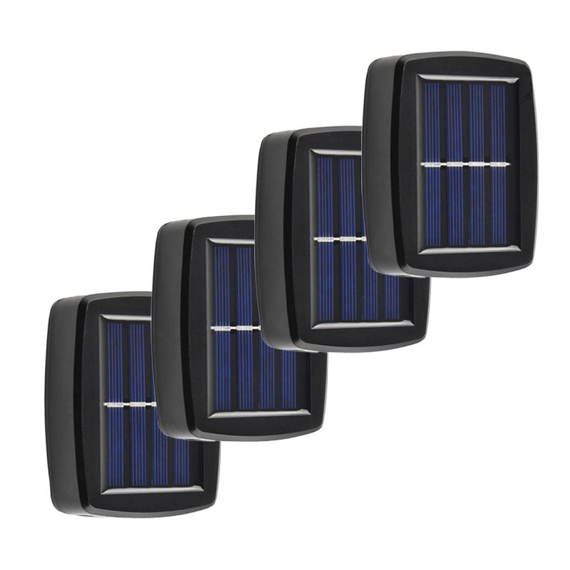 Kit 8 Luminária De Parede Led Arandela Solar com 2 Focos Externa À Prova D'Água