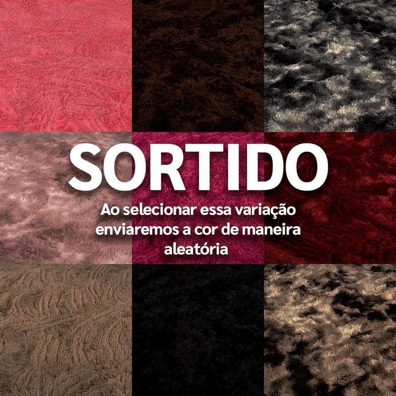 Tapete Passadeira 2,00 x 0,60  Felpudo Peludo