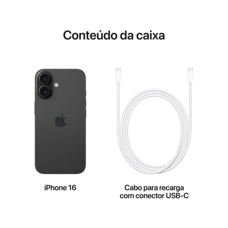 iPhone 16 128GB e 256GB NOVO LACRADO