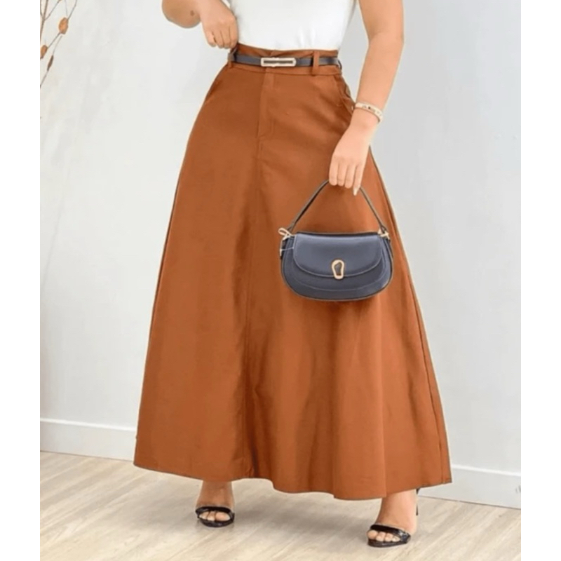 Saia Longa Feminina Alfaiataria