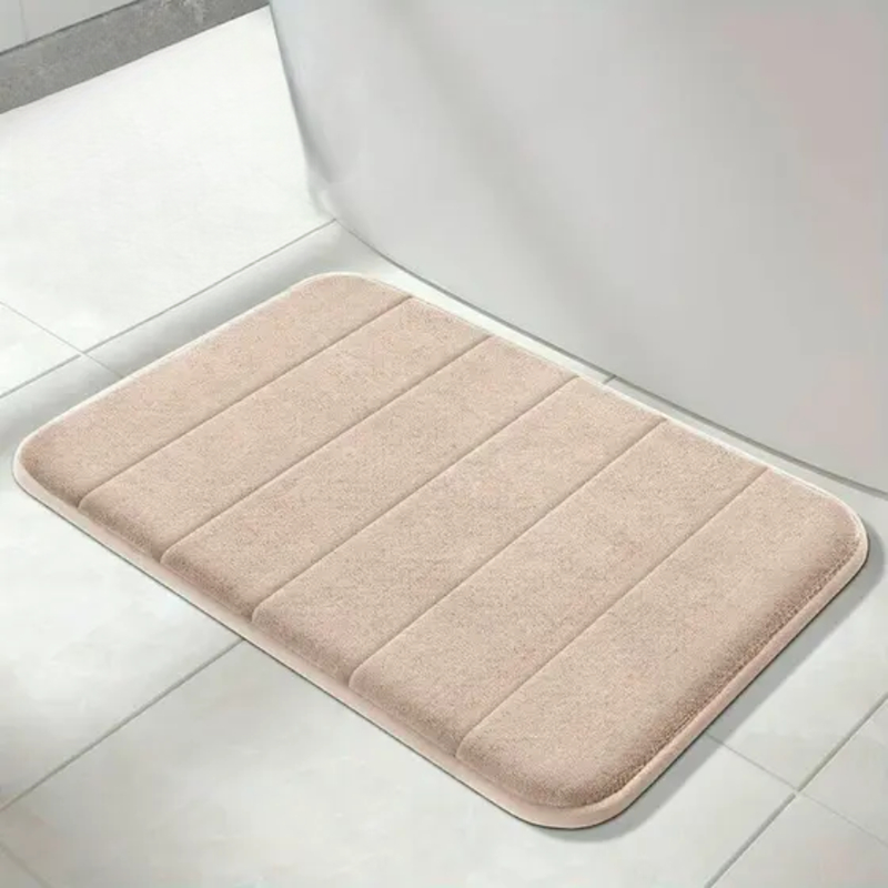 Tapete De Banheiro Soft Macio Secagem Rápida 60x40cm