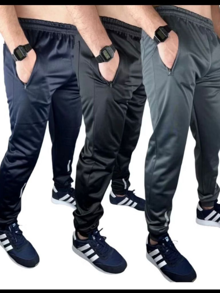 Kit 3 Calça Moletom Chimpa Jogger Skinny Masculina Confortável Dry Fit - ORGINAL - EM ALTA