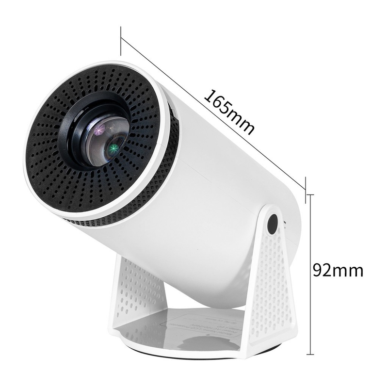 Projetor 4K HD 150 polegadas para celular, TV Box, Xbox, PS, PC, Wi-Fi e Bluetooth HY300 110/220