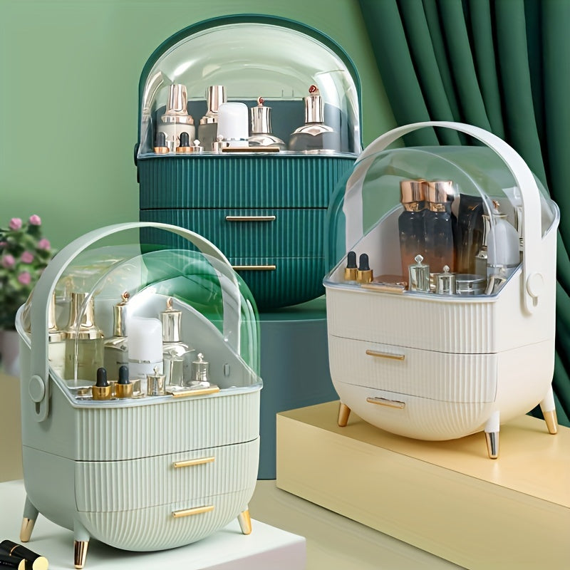 Organize sua maquiagem com este elegante organizador de beleza