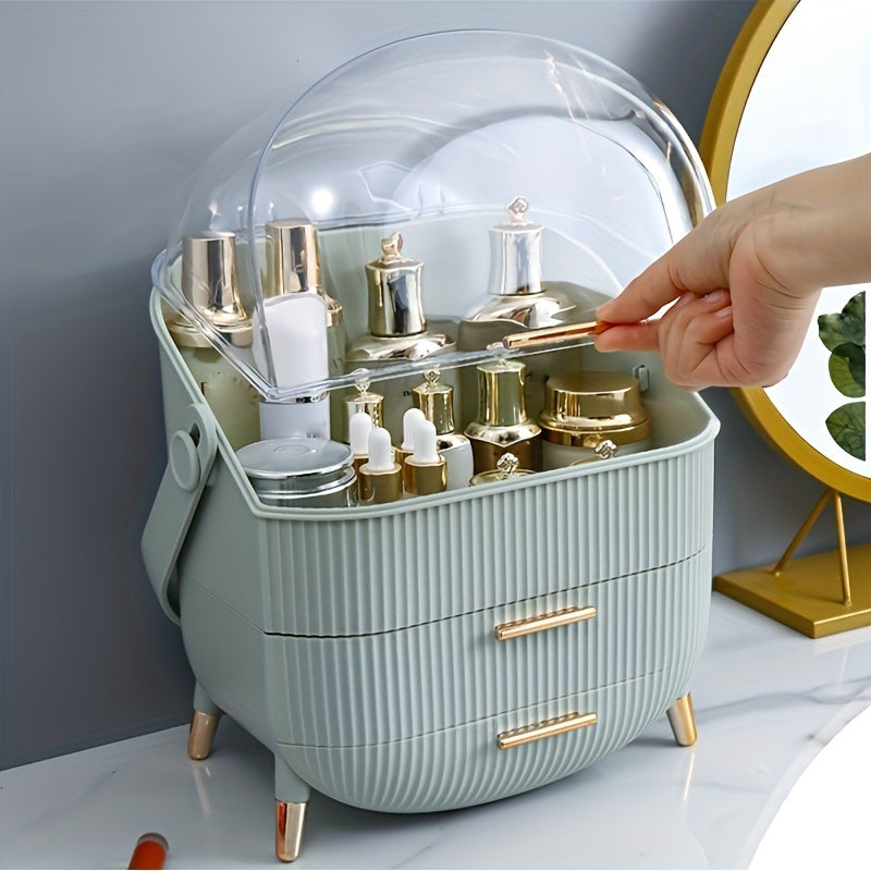 Organize sua maquiagem com este elegante organizador de beleza