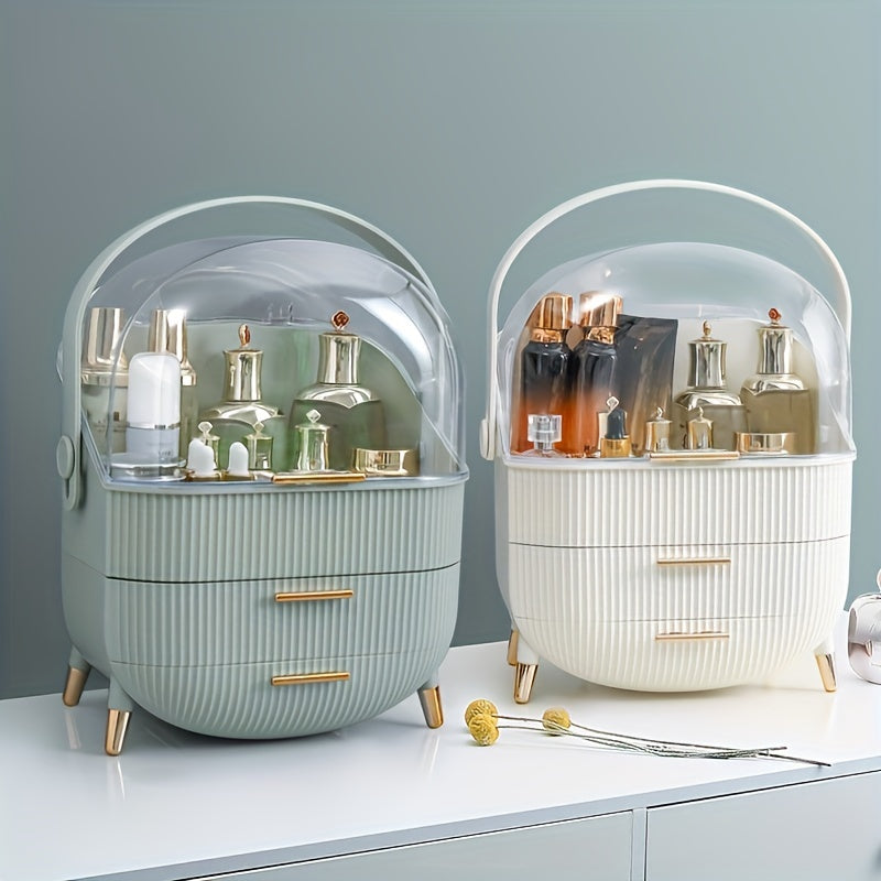 Organize sua maquiagem com este elegante organizador de beleza