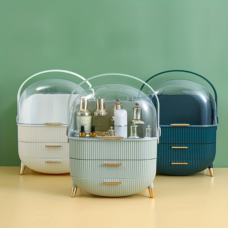 Organize sua maquiagem com este elegante organizador de beleza