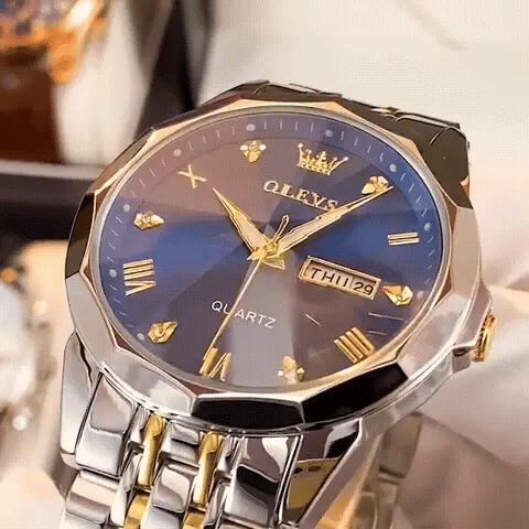 Relógio Luxury Gold