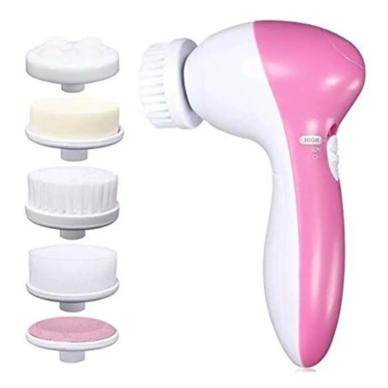 ANA1108 Escova Facial Elétrica Esfoliante Massageadora 5/1 Portátil PRONTA ENTREGA