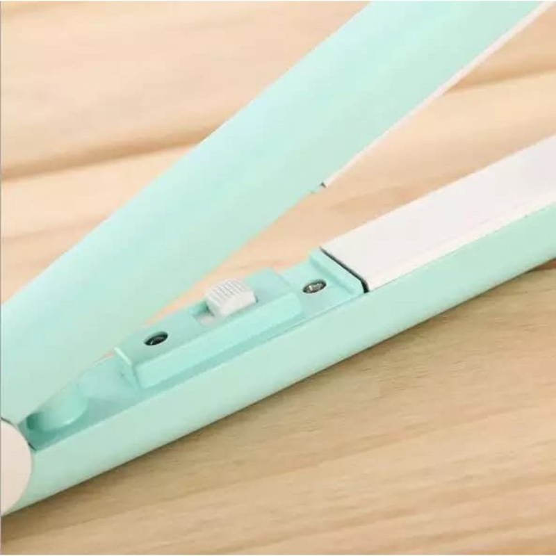 Mini Chapinha Prancha De Bolsa Portátil Cabelo Bivolt Estojo