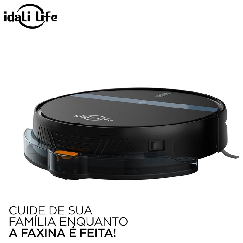 Aspirador de Pó Para Casa Robô Inteligente Com Sensores Anti- queda IDALI LIFE